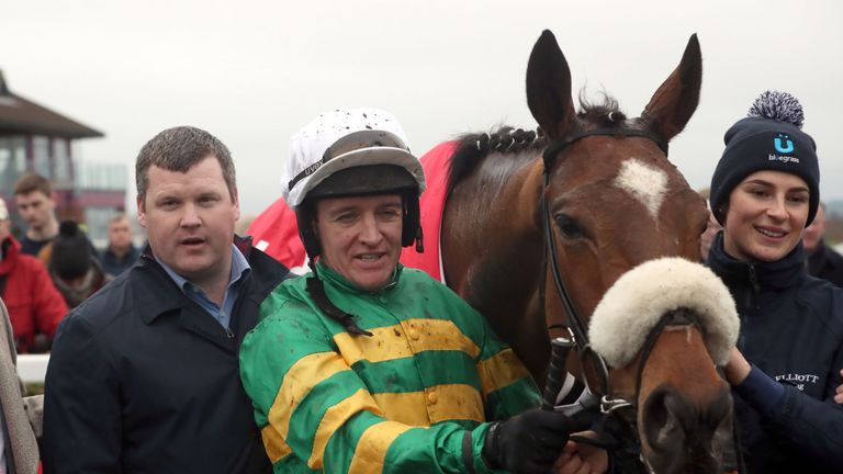 Sutton Place with jockey Barry Geraghty and trainer Gordon Elliott