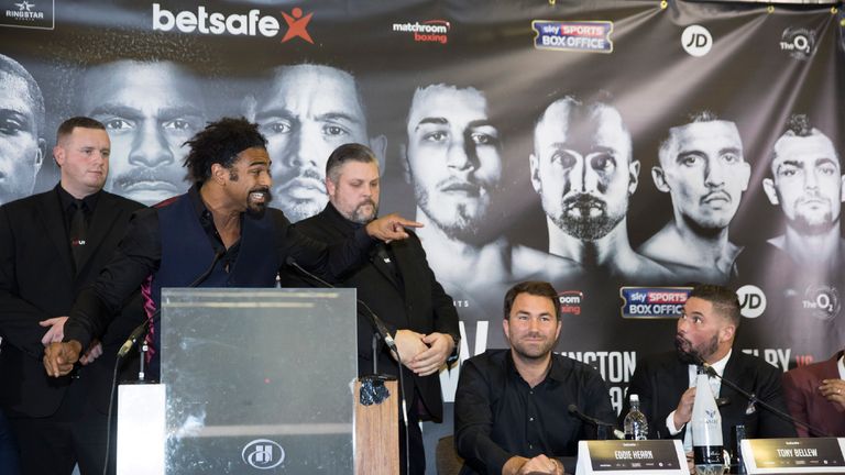 David Haye and Tony Bellew Press Conference, Liverpool Hilton