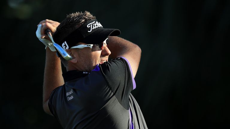 Ian Poulter fired a flawless 66 and hit one of the shots of the day at the third