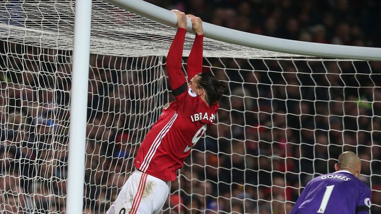 Ibrahimovic was disappointed not to score against Watford on Saturday