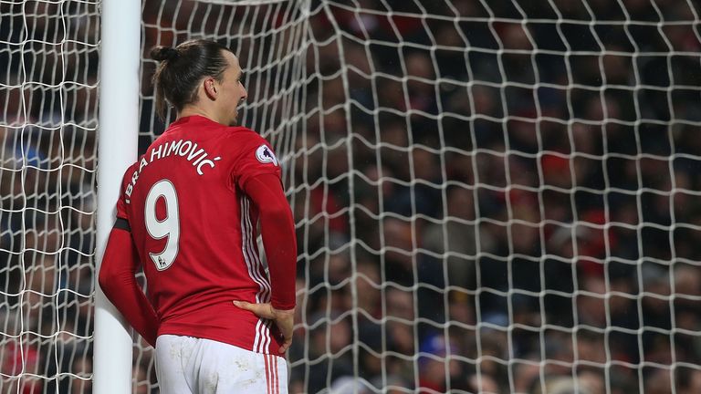 Ibrahimovic was disappointed not to score against Watford on Saturday