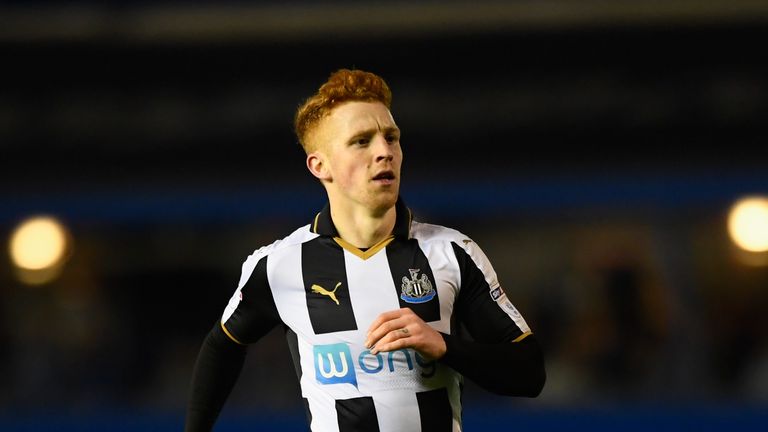 BIRMINGHAM, ENGLAND - JANUARY 07:  Newcastle player Jack Colback in action during The Emirates FA Cup Third Round match between Birmingham City and Newcast