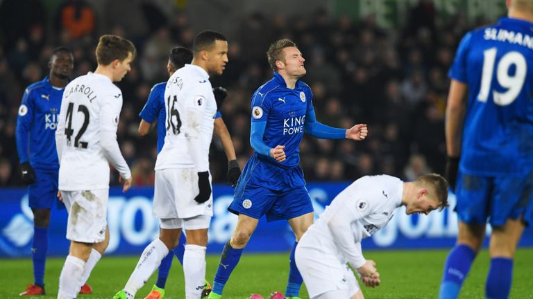 Jamie Vardy of Leicester City