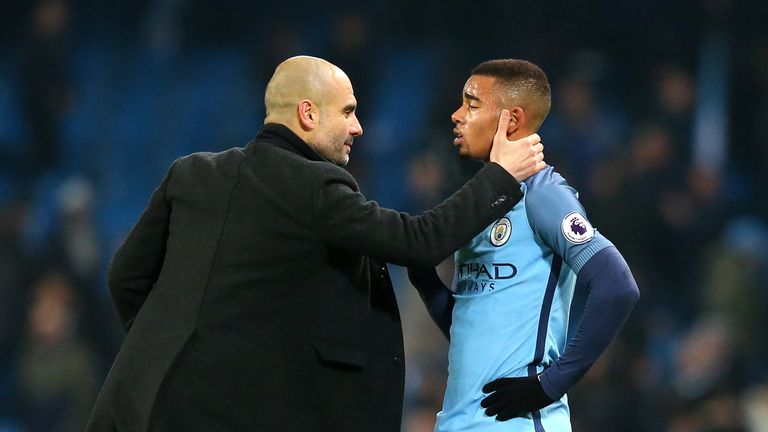 Pep Guardiola does not feel the need to protect 19-year-old Gabriel Jesus too much