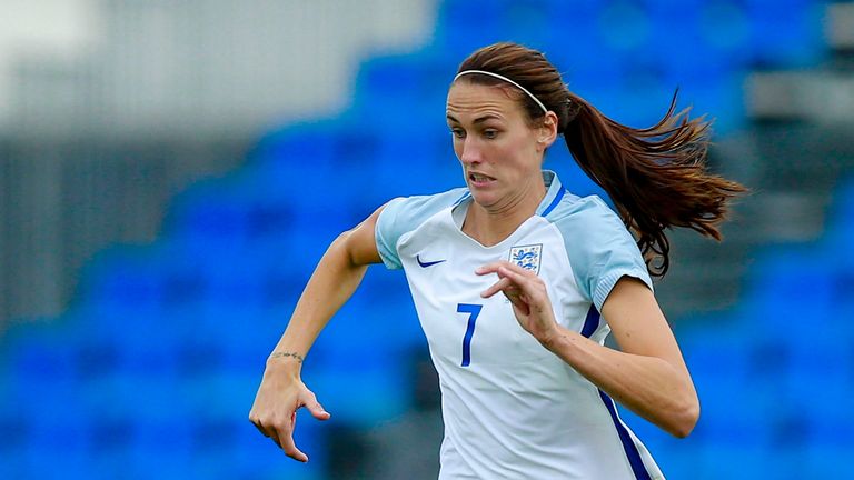 Jill Scott of England controls the ball during the International Friendly against Spain