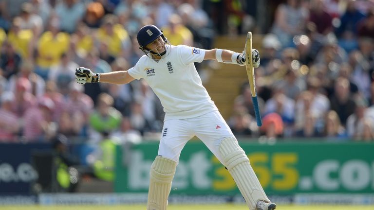 Joe Root hit his maiden Test century against New Zealand in 2013