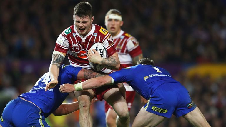 John Bateman is action for Wigan