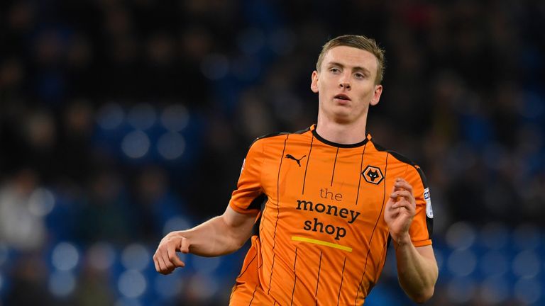 CARDIFF, WALES - DECEMBER 13:  Jon Dadi Bodvarsson of Wolves in action during the Sky Bet Championship match between Cardiff City and Wolverhampton Wandere