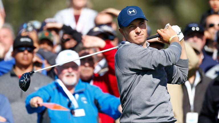 Jordan Spieth during Round Three of the AT&T Pebble Beach Pro-Am at Pebble Beach