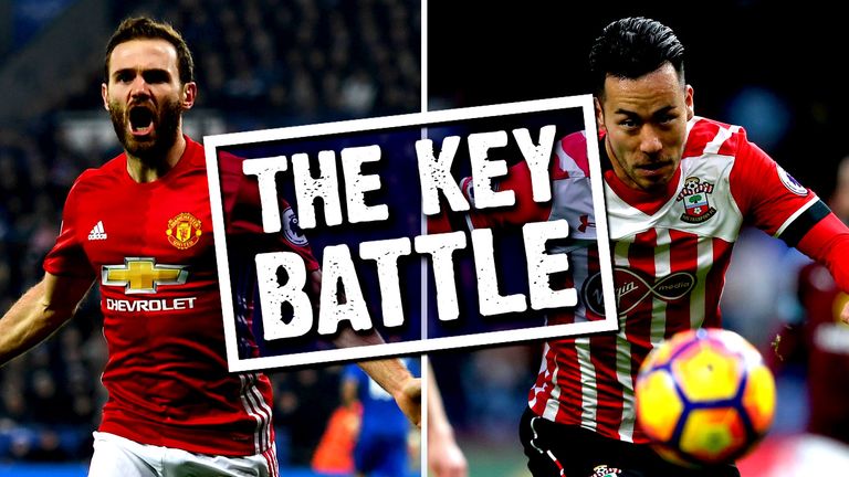 Juan Mata's battle with Maya Yoshida could be key at Wembley