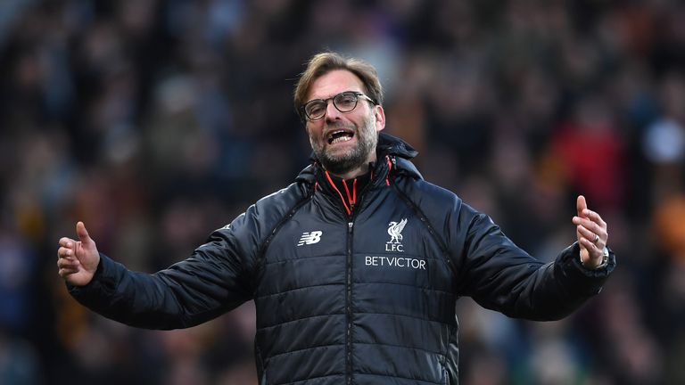 Jurgen Klopp made two changes for the Hull match