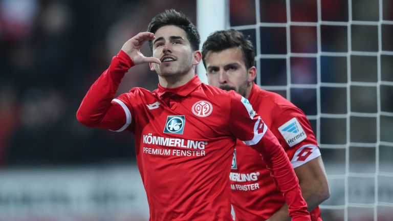 xxx during the Bundesliga match between 1. FSV Mainz 05 and FC Augsburg at Opel Arena on February 10, 2017 in Mainz, Germany.