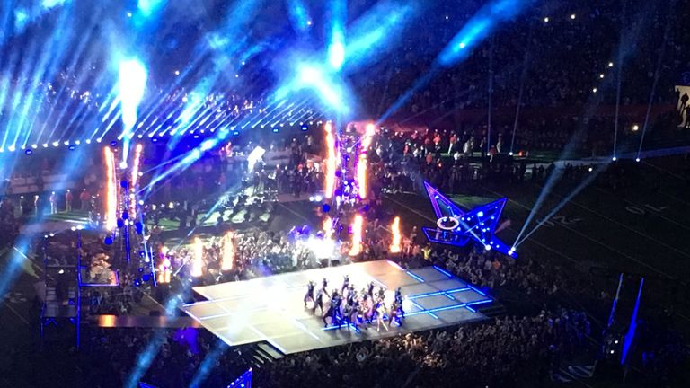 Lady Gaga performed the half time show at Super Bowl LI
