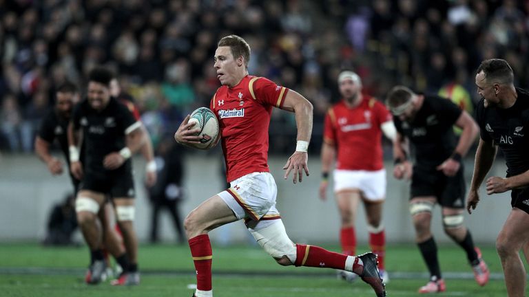 Liam Williams scored a try against the All Blacks in Wellington in June