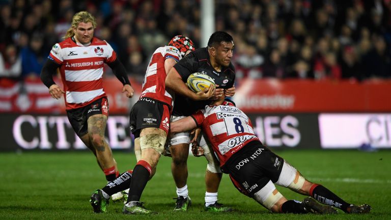 Saracens prop Mako Vunipola made his return from injury