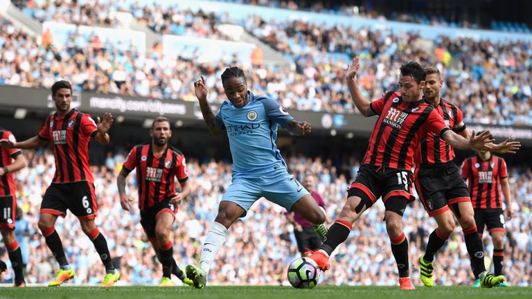 Bournemouth lost 4-0 to Manchester City at the Etihad in September 