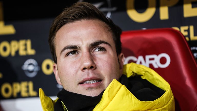 Mario Gotze has scored just two goals in 16 appearances for Borussia Dortmund this season