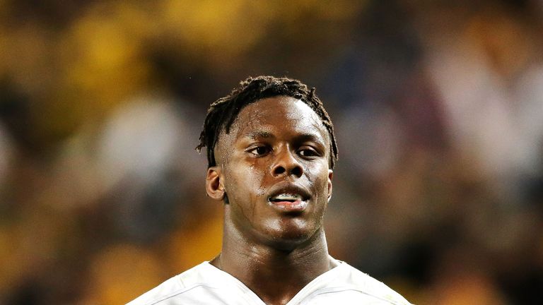 Maro Itoje of England looks on during the International Test match between the Wallabies and England at Allianz Stadium on June 25, 2016