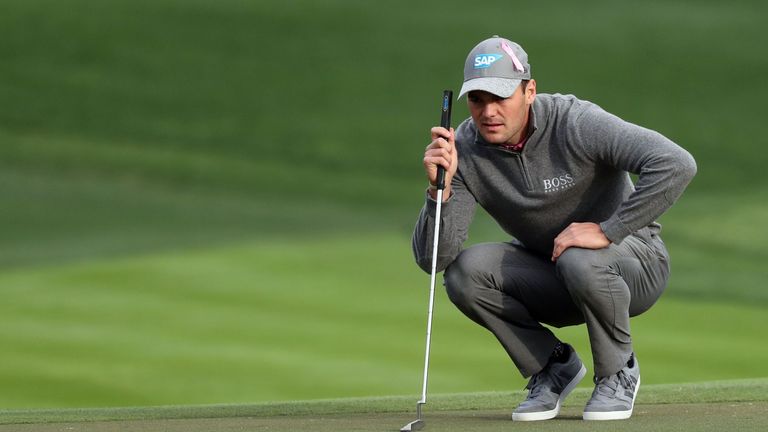 Martin Kaymer of Germany during the second round of the Omega Dubai Desert Classic at the Emirates Golf Club on February 3, 2017 in Dubai. / AFP / KARIM SA