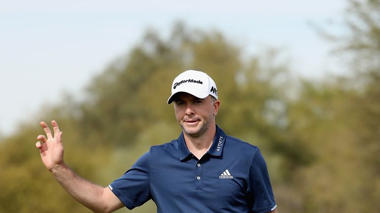 Martin Laird during second round of the Waste Management Phoenix Open