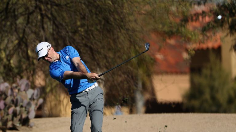 Martin Laird during the final round of the Waste Management Phoenix Open