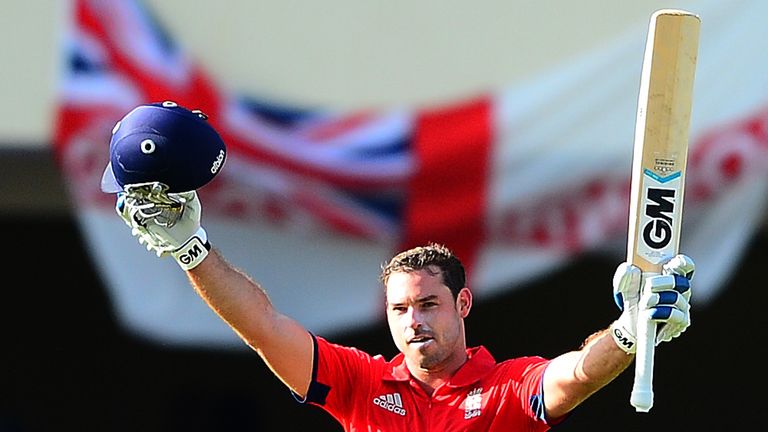 Michael Lumb hit a century on his ODI debut