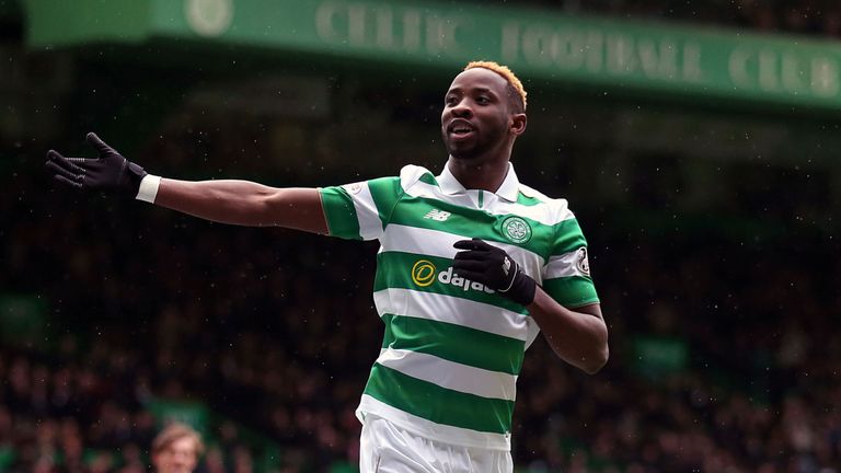 Celtic's Moussa Dembele celebrates 
