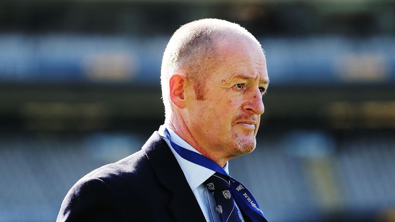 AUCKLAND, NEW ZEALAND - AUGUST 23: Head Coach Paul Feeney of Auckland looks on prior to the round two ITM Cup match between Auckland and Taranaki at Eden P