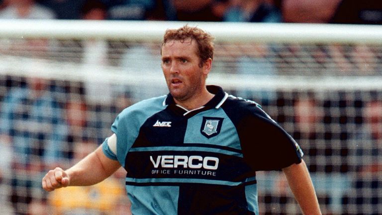 19 Aug 2000:  Paul McCarthy of Wycombe Wanderers in action during the Nationwide League Division Two match against Northampton Town at Adams Park, in Wycom