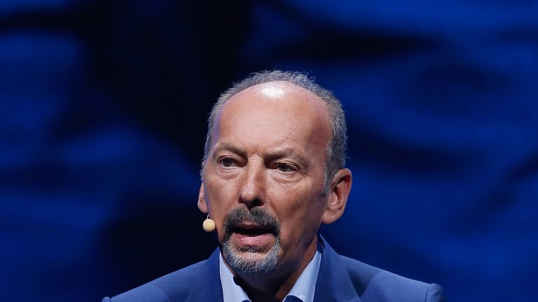 LOS ANGELES, CA - JUNE 15:  Electronic Arts Chief Operating Officer Peter Moore speaks during the Electronic Arts E3 press conference at the LA Sports Aren