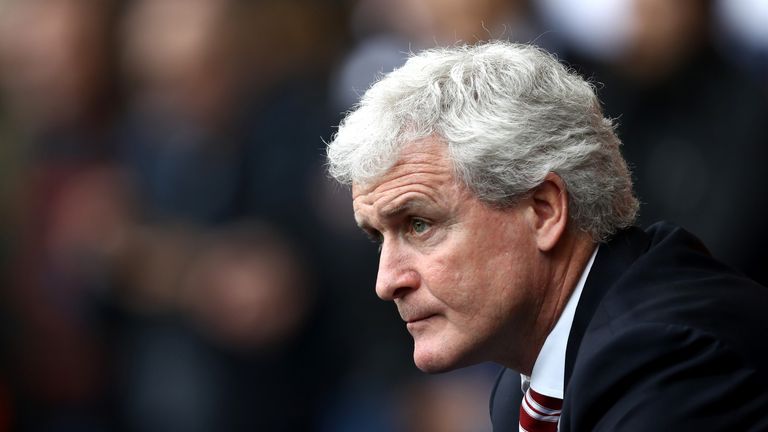 Mark Hughes looks on form his seat at White Hart Lane