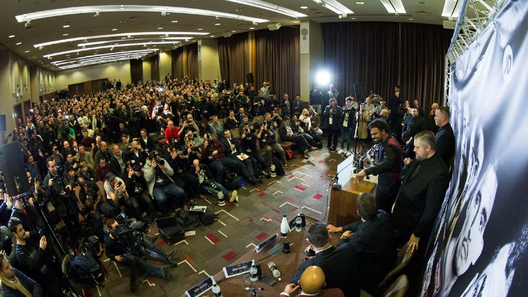 David Haye and Tony Bellew Press Conference, Liverpool Hilton