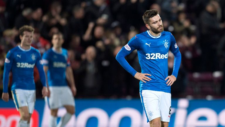 Rangers' Jon Toral cut a frustrated figure at full-time