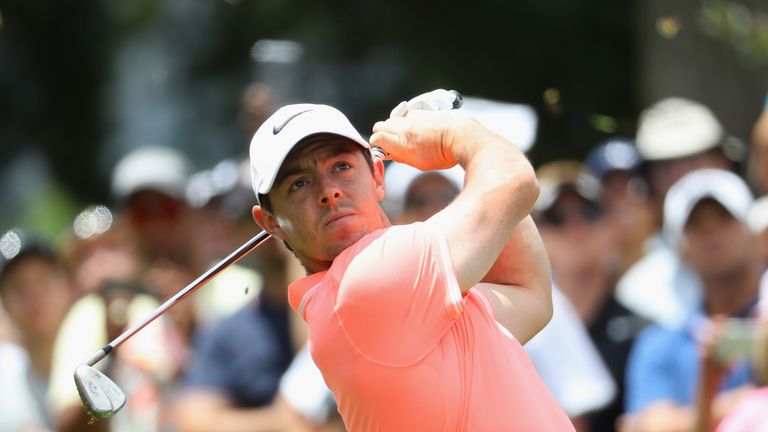 JOHANNESBURG, SOUTH AFRICA - JANUARY 15:  Rory McIlroy of Northern Ireland tees off on the sixth hole during the final round of the BMW South African Open 