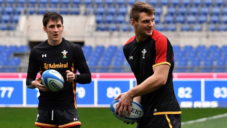 Dan Biggar (right) is facing a race against time to prove his fitness