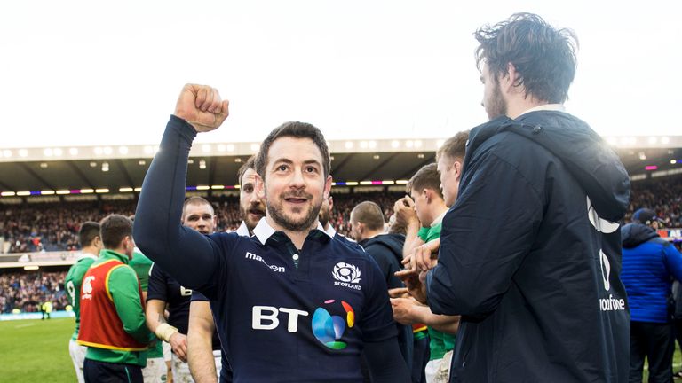Scotland captain Greig Laidlaw after their Six Nations win over Ireland