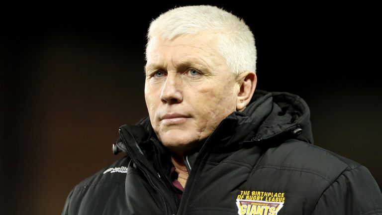 Huddersfield Giants' head coach Rick Stone 