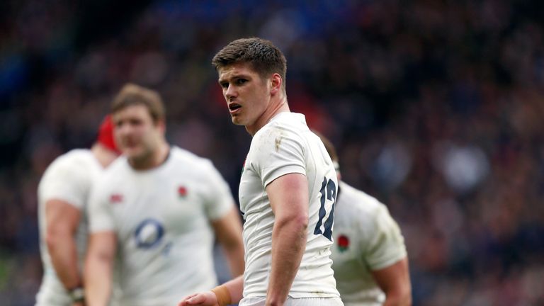 Owen Farrell missed four shots at goal on his 50th cap