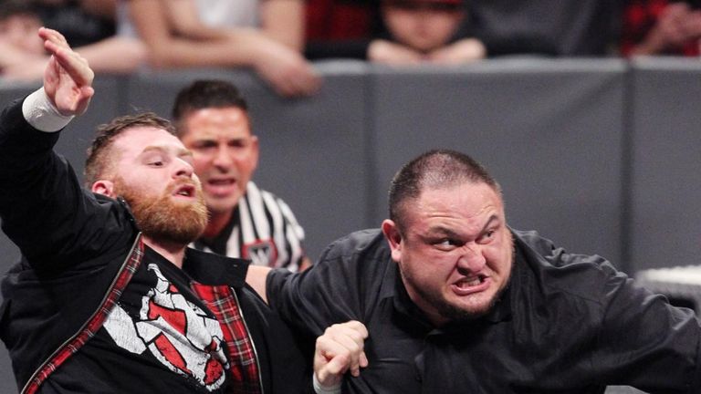 WWE Raw - Sami Zayn and Samoa Joe