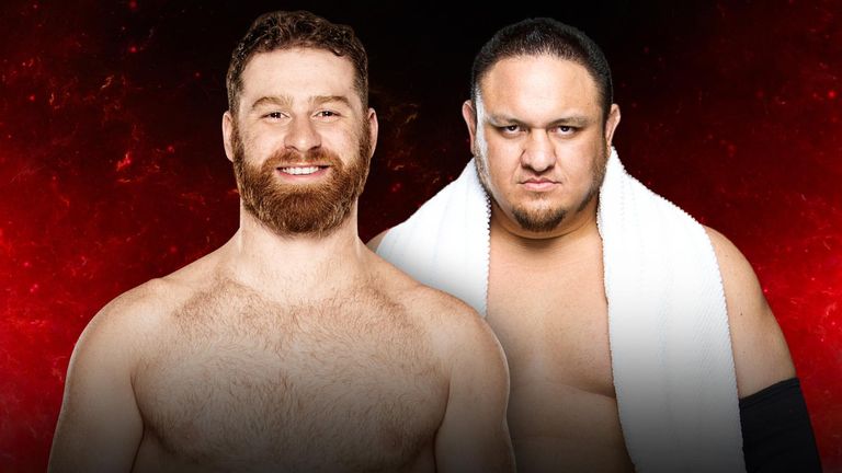 WWE Fastlane - Sami Zayn v Samoa Joe