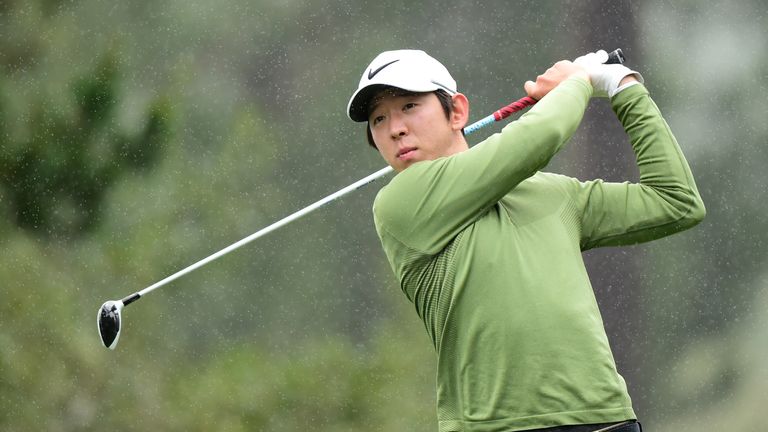 Seung-Yul Noh shares the clubhouse lead on four under after a bogey-free 68 at Spyglass Hill