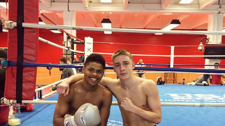 Jack hooked up with American Olympic star Shakur Stevenson
