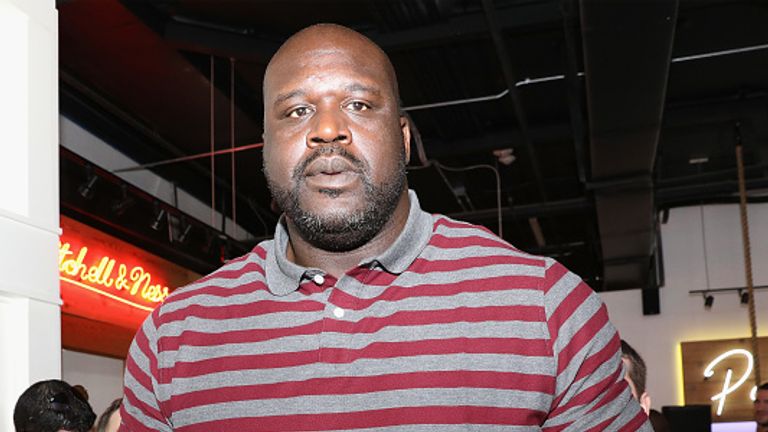 NEW ORLEANS, LA - FEBRUARY 18:  Reebok Classic and Shaquille O'Neal launch the new Shaq Attaq x Sneaker Politics shoe on February 18, 2017 in New Orleans, 