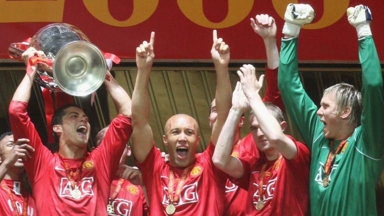 Mikael Silvestre won five Premier League titles and the 2008 Champions League at Manchester United
