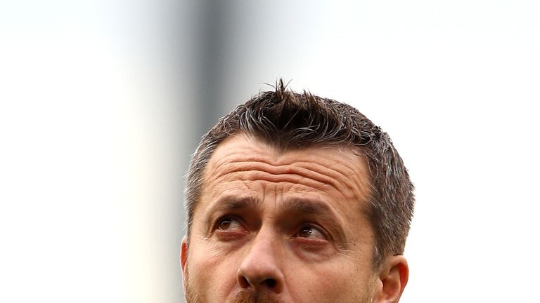 LONDON, ENGLAND - FEBRUARY 19:  Slavisa Jokanovic manager of Fulham looks on at half time during The Emirates FA Cup Fifth Round match between Fulham and T