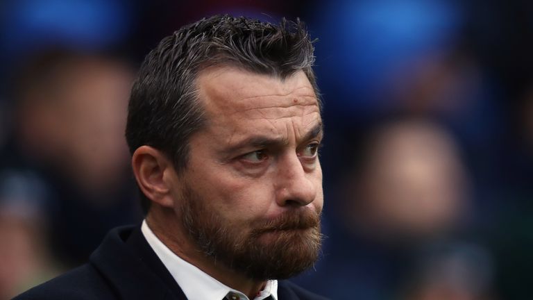 BRIGHTON, ENGLAND - NOVEMBER 26:  Fulham Head Coach Slavisa Jokanovic looks on prior to the Sky Bet Championship match between Brighton & Hove Albion and F