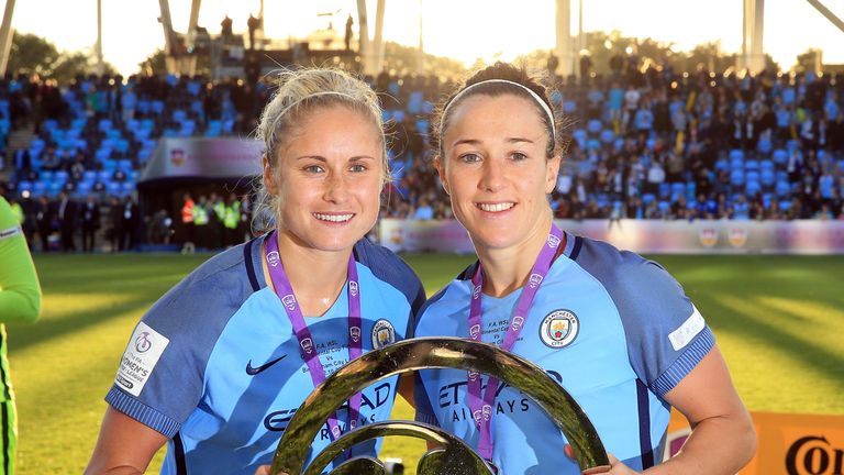 Manchester City duo Steph Houghton and Lucy Bronze have been named on the shortlist for the FIFPro World XI team of the year