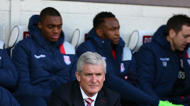 Mark Hughes had more questions to answer over Saido Berahino