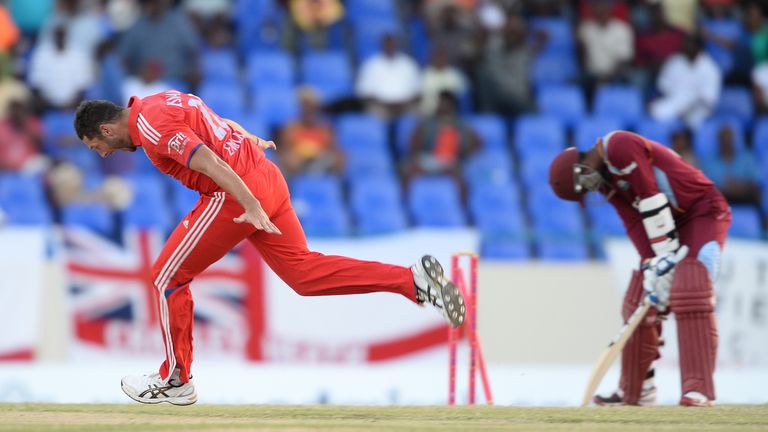 Tim Bresnan bowled Denesh Ramdin to seal a 2-1 series win for England