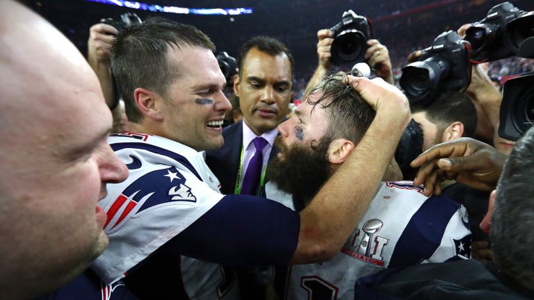 Here how Tom Brady, Julian Edelman and the New England Patriots made history, in their own on-field words